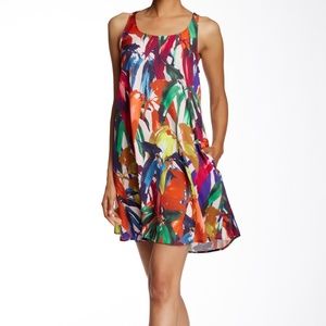 Trina Turk Seraphina Floral Racerback Shift Dress